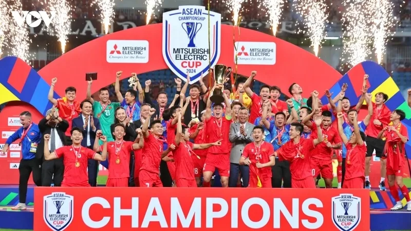 Chức vô địch năm 2024 giúp Việt Nam khẳng định bản lĩnh khi vượt qua Thái Lan sau hai lượt chung kết.
