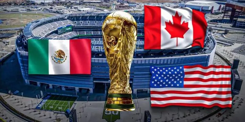 Ba nước đăng cai World Cup 2026 gồm Mỹ, Canada và Mexico.