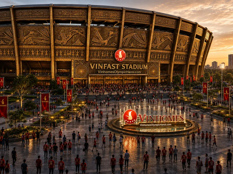 VinFast Stadium được công bố với thiết kế 135.000 chỗ, có khả năng cạnh tranh vị trí dẫn đầu nếu hoàn thành đúng kế hoạch.